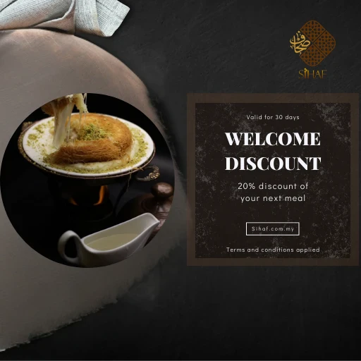 [Welcome Gift] 20% Discount On Your Next Meal